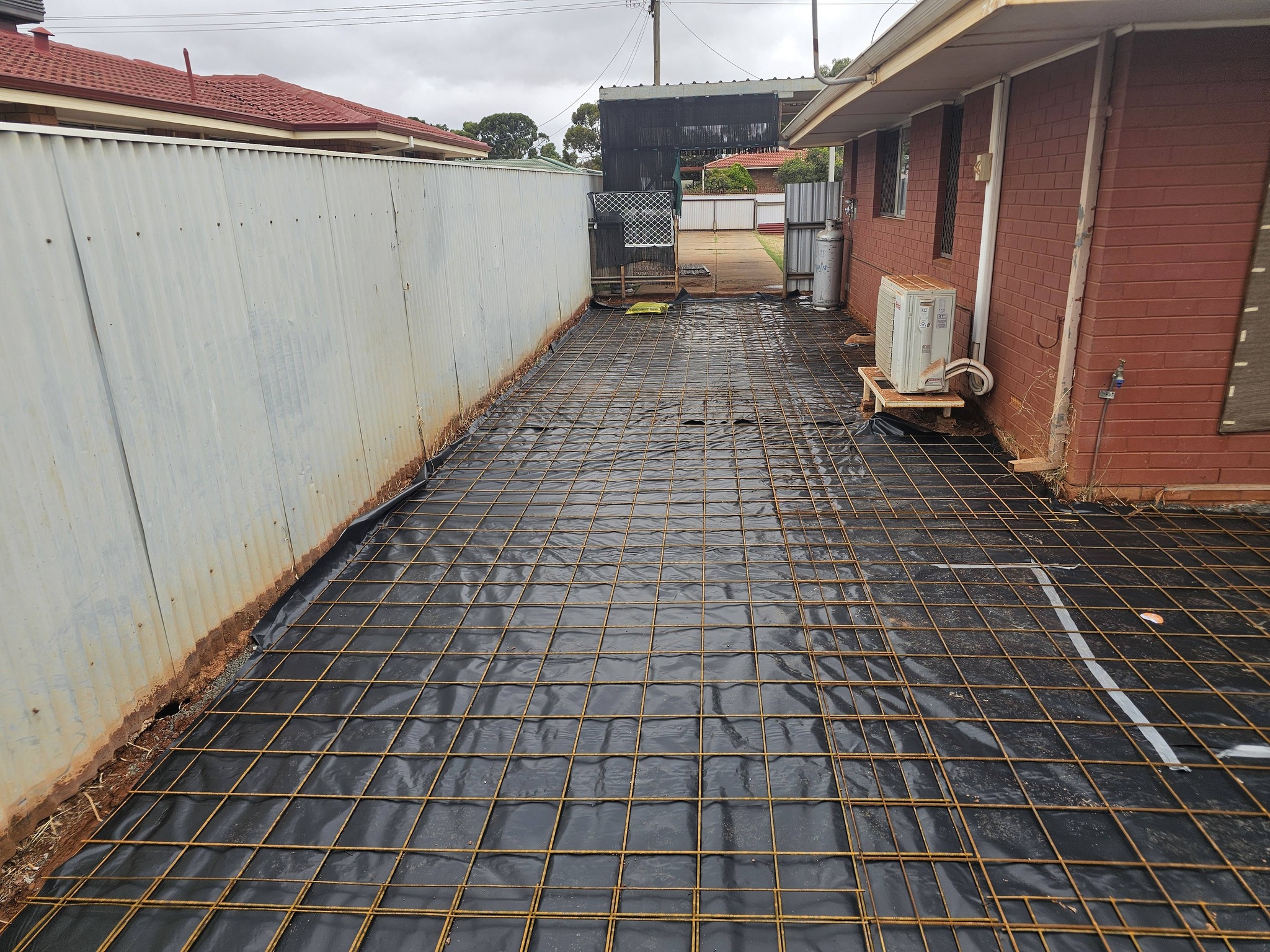 Pathway before
